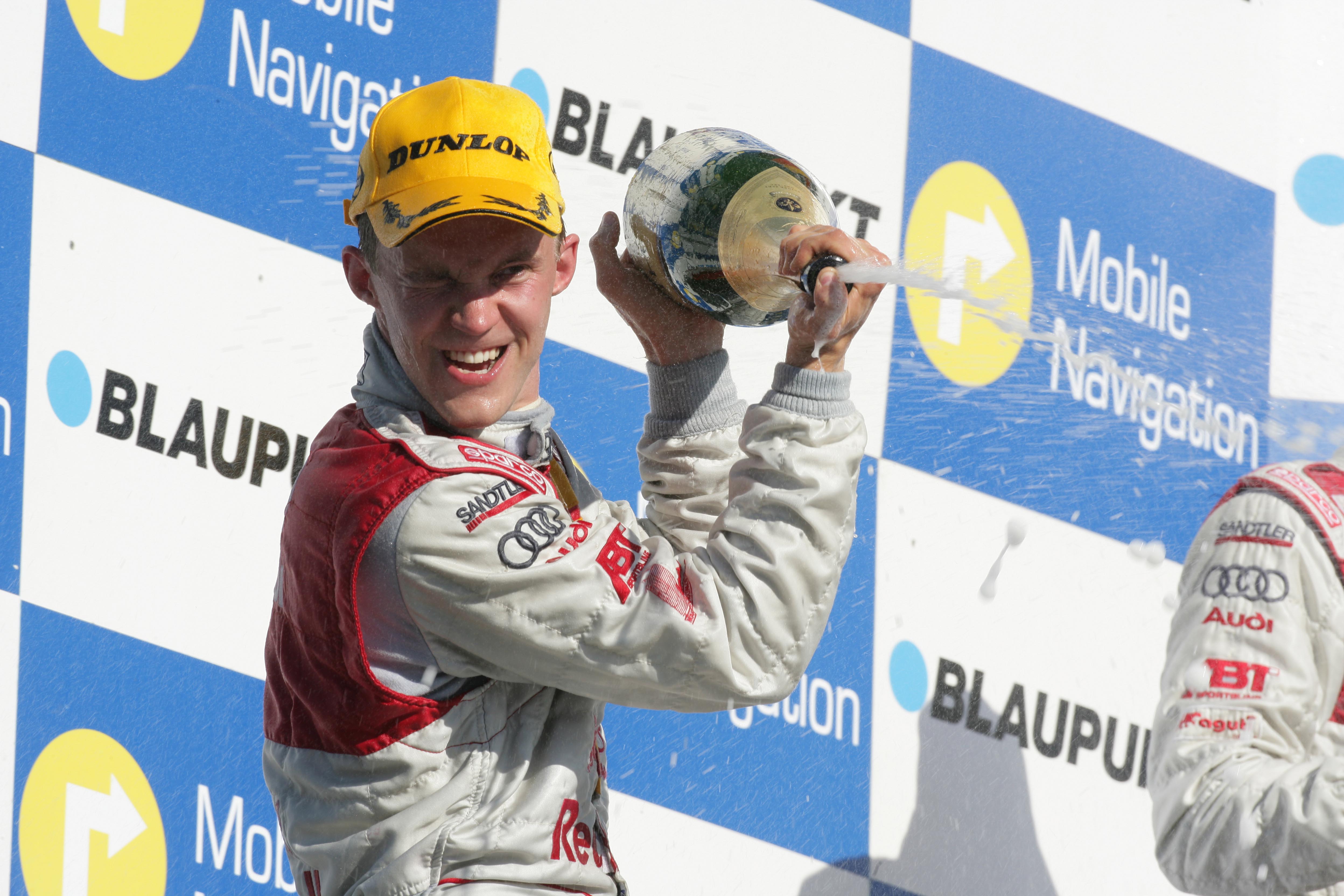 El piloto de Audi Mattias Ekström, campeón del DTM 2007