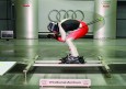 El equipo austriaco de esquí entrena en el túnel de viento de Audi