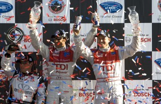 Los pilotos de Audi, Luhr y Werner, campeones de las American Le Mans Series