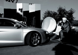 Karl Lagerfeld fotografía el Audi R8