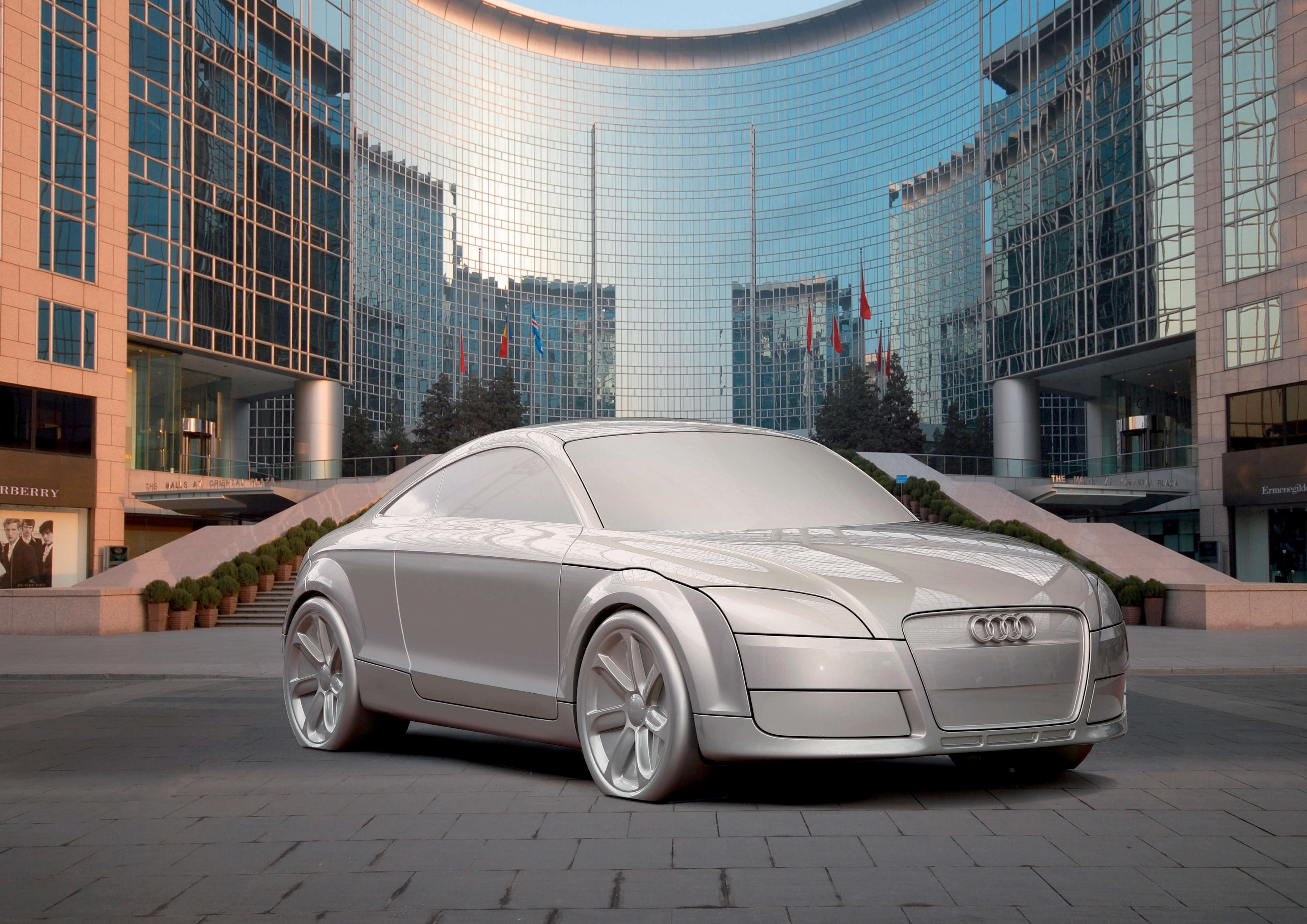 Die Audi TT-Skulptur in Peking