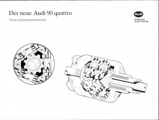 Audi 90 quattro diferencial central TorsenG