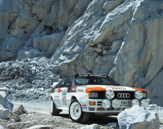 Audi Rallye quattro Gruppe 4, Baujahr 1981 (237 kW/320 PS bei 6500 U/min)