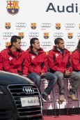 El FC Barcelona conduce Audi