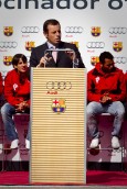 El FC Barcelona conduce Audi