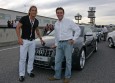 Michel Salgado y Adrián Campos - Presentación Audi A5 y R8 al Real Madrid