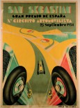 Cartel 1934 - Archivo Real Automóvil Club Vasco Navarro