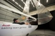 El equipo de vela alemán entrena  en el túnel de viento de Audi