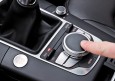 Audi A3 center tunnel console with MMI-terminal and touchwheel