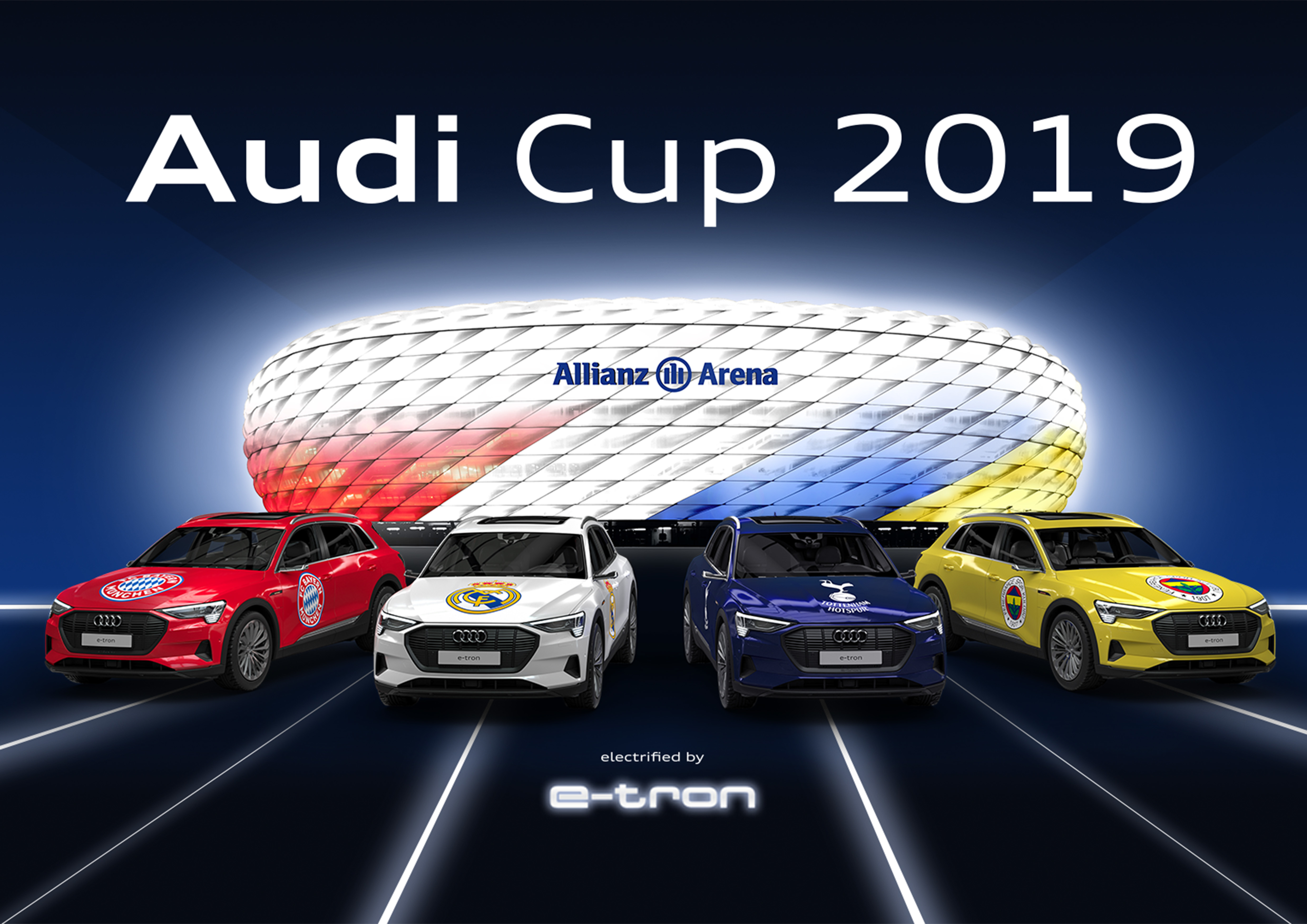 El Real Madrid C F Entre Los Cuatro Clubes De Nivel Mundial Que Disputaran La Audi Cup 2019 Audi Mediaservices Espana