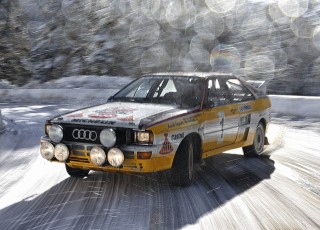 Walter RÃ¶hrl im Audi Quattro A2 Rallye am Col de Turini