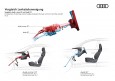 Comparison of steering column angles between the Audi e-tron GT