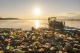 Danube cleanup mission in Romania