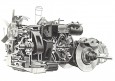 The NSU Ro 80s two-disc rotary piston engine