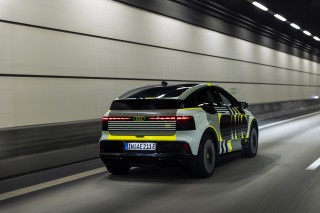 Audi A2 e-tron with design livery