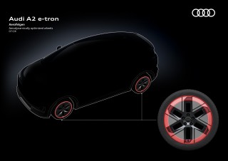Audi A2 e-tron - Aerodynamically optimized wheels