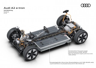Audi A2 e-tron - drivetrain