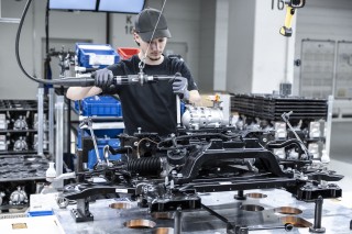 Audi A2 e-tron production at the Ingolstadt site