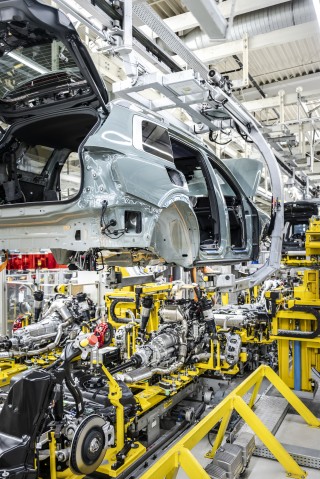 Production of the Audi Q9 at the Bratislava site