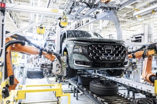 Production of the Audi Q9 at the Bratislava site