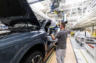 Production of the Audi Q7 at the Bratislava site