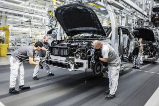 Production of the Audi Q7 at the Bratislava site